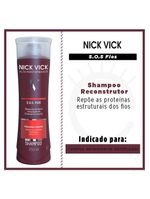 Nick & vick pro-hair sos fios abssinia e quinoa - shampoo reconstrutor