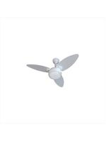 Ventilador de teto elluz branco cinza inverter bivolt ventisol