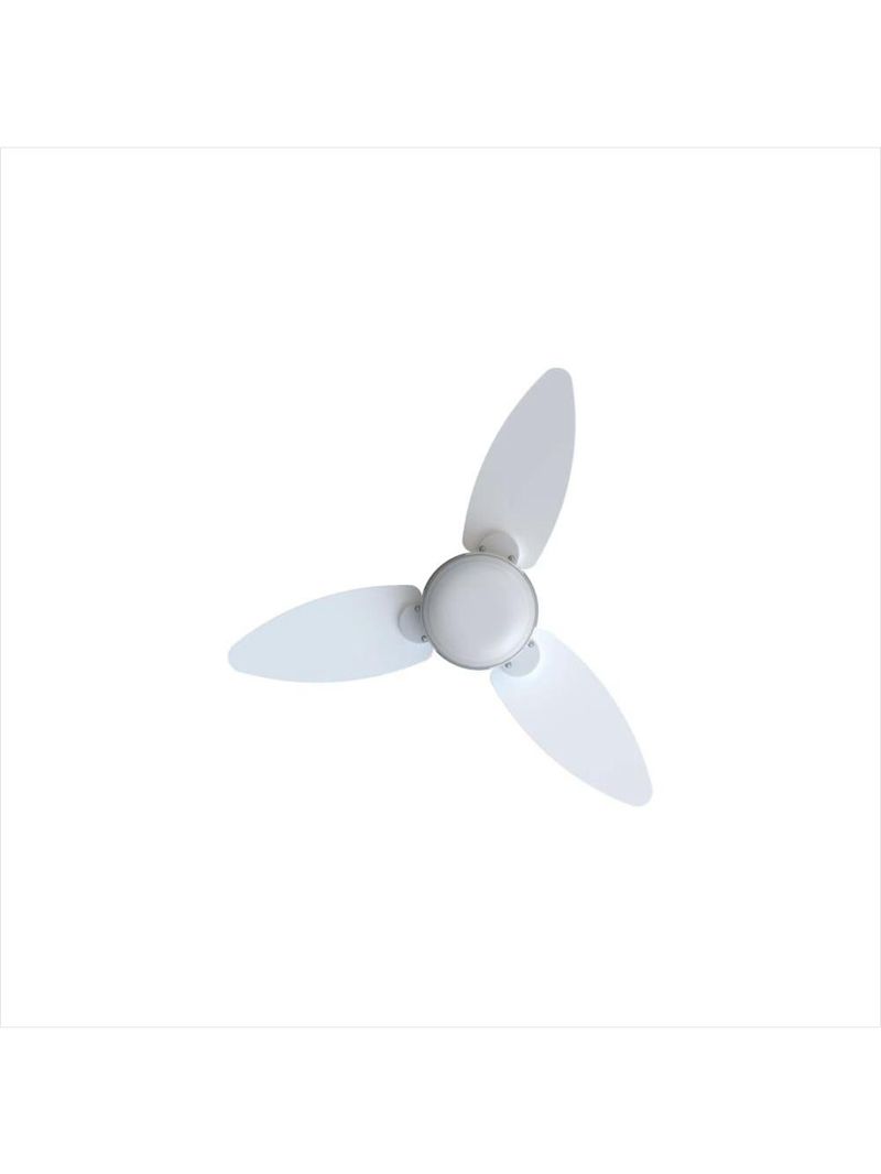 Ventilador de teto elluz branco cinza inverter bivolt ventisol