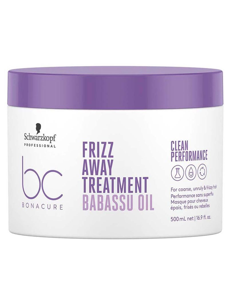 Schwarzkopf bc clean performance frizz away máscara