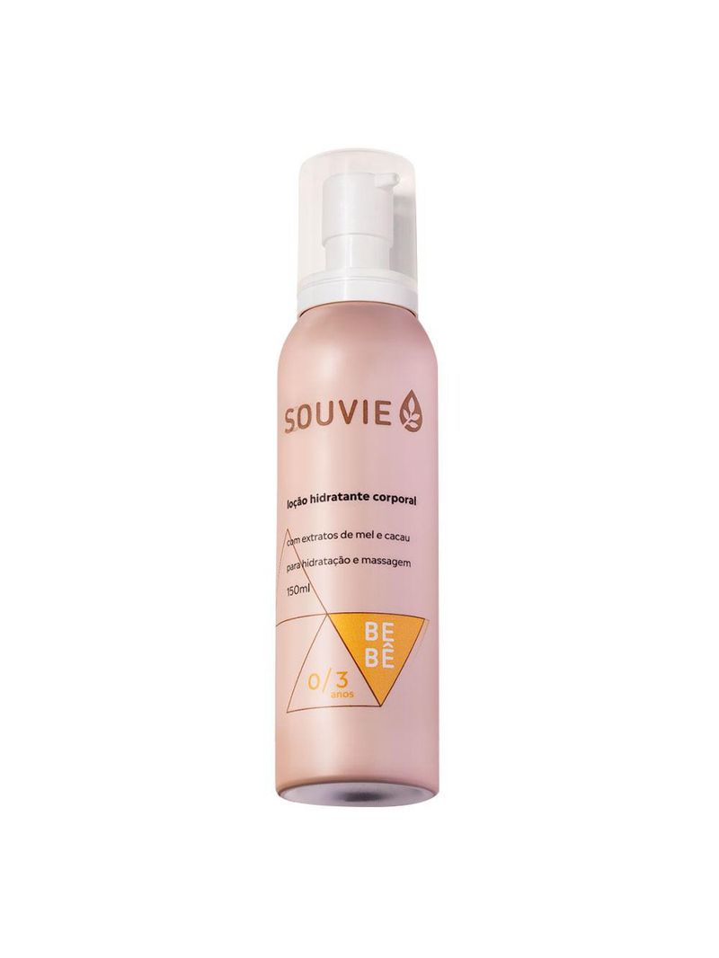 Loção hidratante corporal souvie bebê