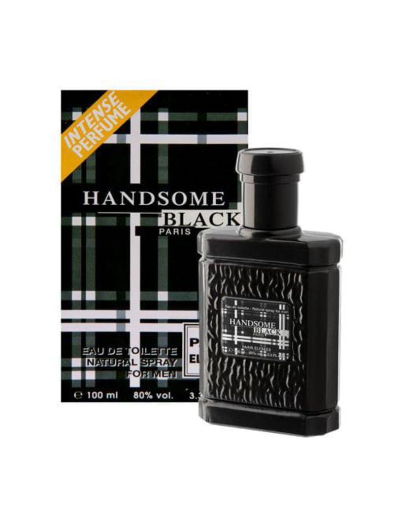 Handsome black paris elysees - perfume masculino - eau de toilette
