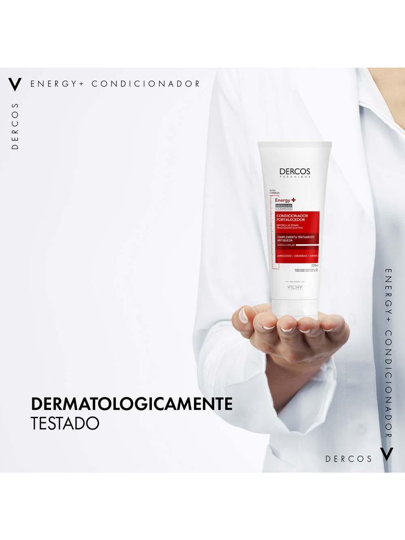 Condicionador antiqueda e fortalecedor vichy dercos energy+
