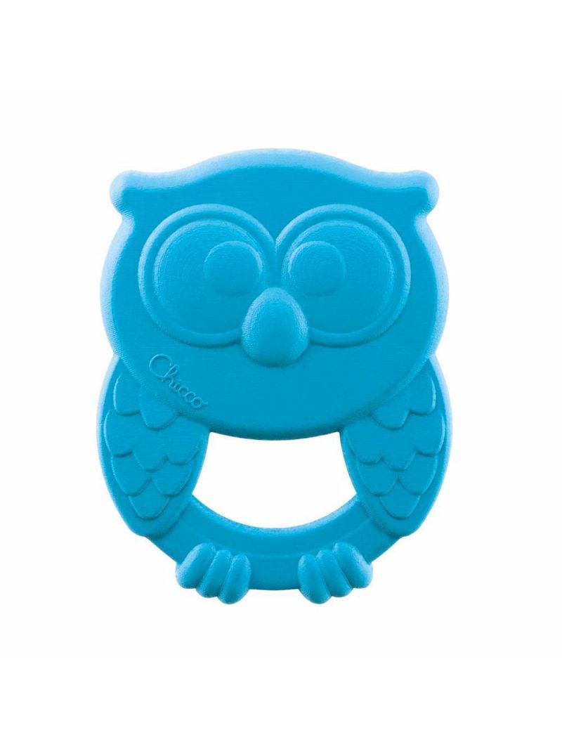 Mordedor mocho eco coruja azul - chicco