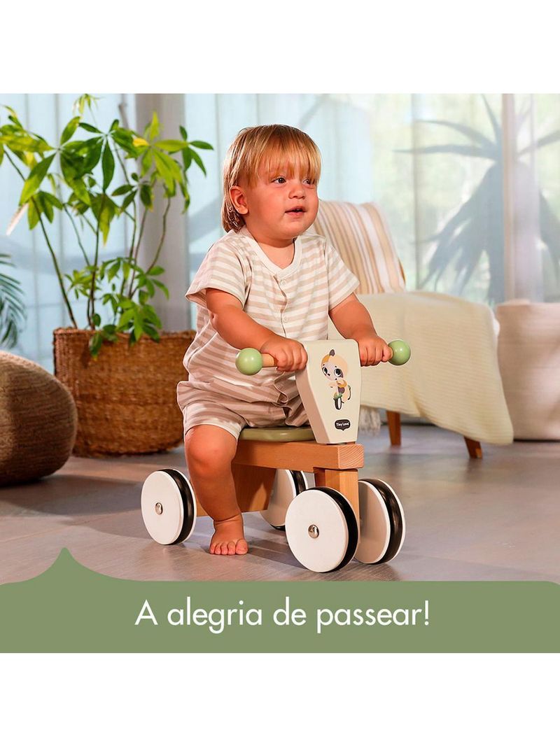 Triciclo infantil de madeira boho chic - tiny love