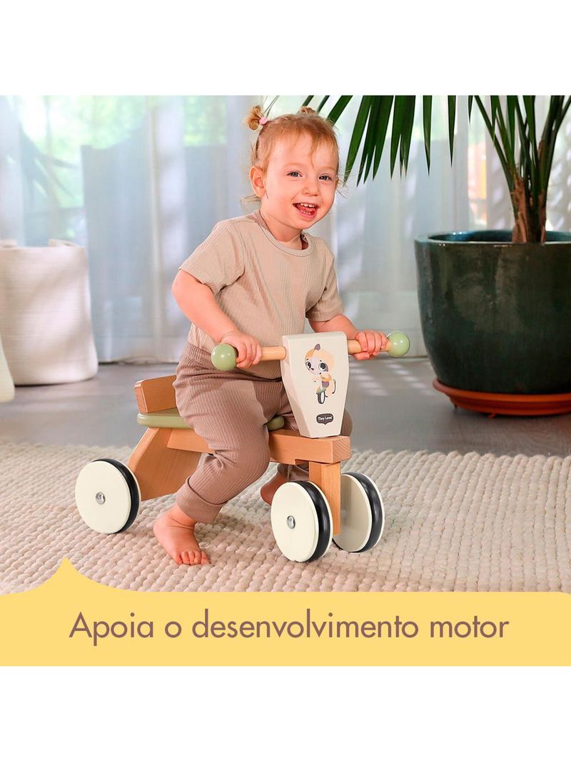 Triciclo infantil de madeira boho chic - tiny love