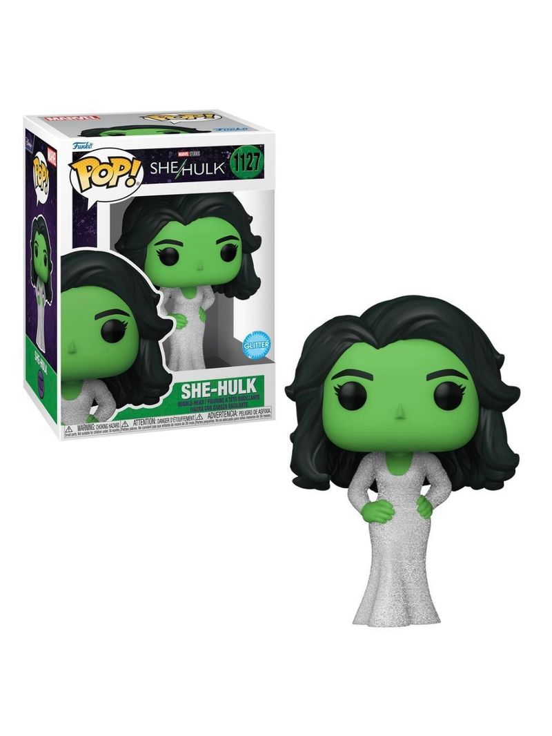 Boneco funko pop! marvel - she-hulk de vestido de gala