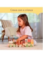 Trenzinho de madeira boho chic - tiny love
