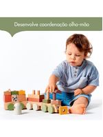 Trenzinho de madeira boho chic - tiny love