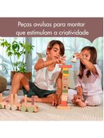 Trenzinho de madeira boho chic - tiny love