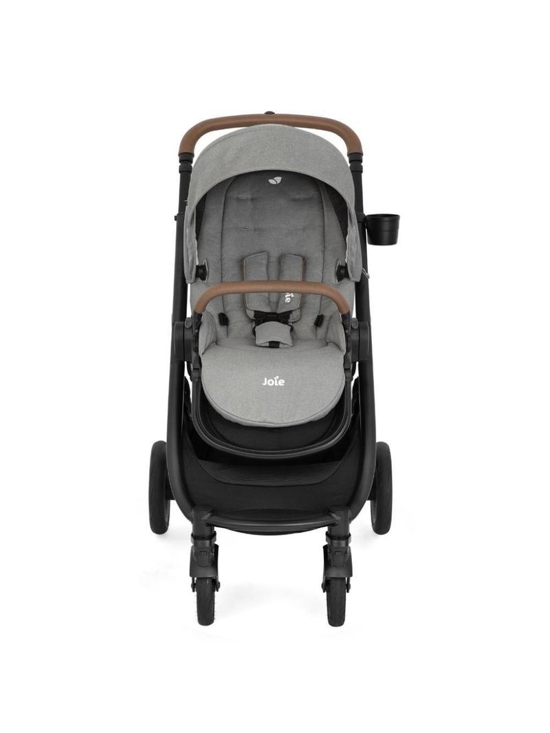 Carrinho de bebê versatrax e travel system trio pebble cinza - joie