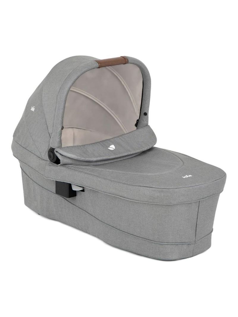 Carrinho de bebê versatrax e travel system trio pebble cinza - joie