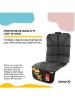 Protetor de banco top tether black - safety 1st