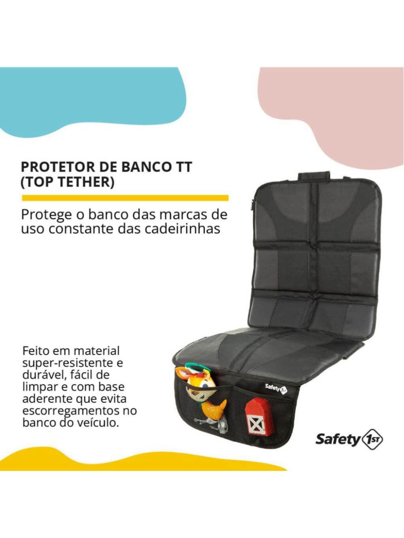 Protetor de banco top tether black - safety 1st