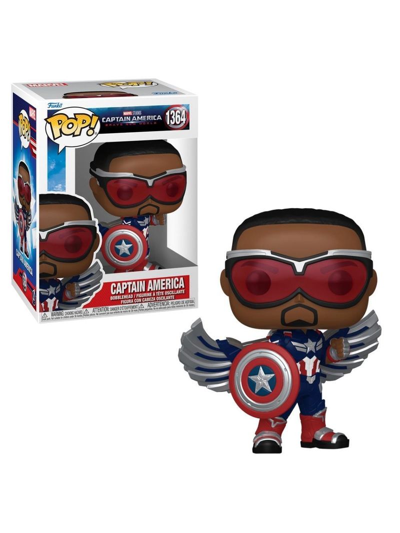 Boneco funko pop! capitão américa 4 - capitão américa (sam)