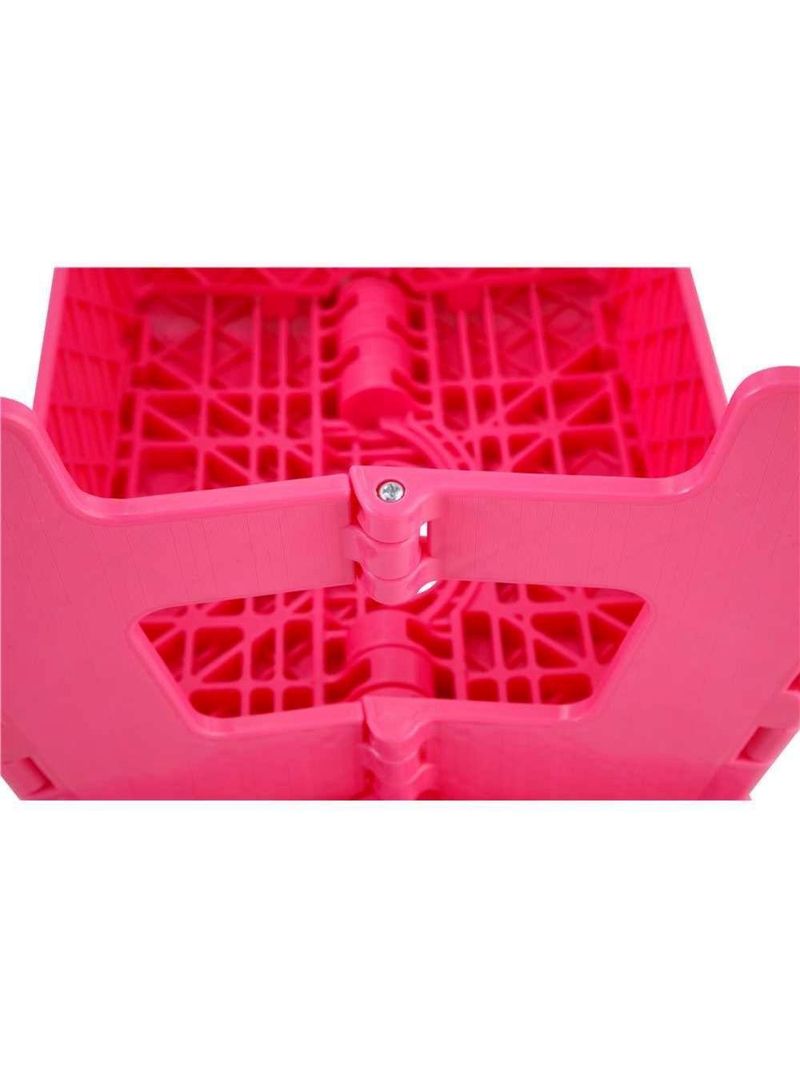 Banqueta Plástica Dobrável Rosa 220mm Vonder