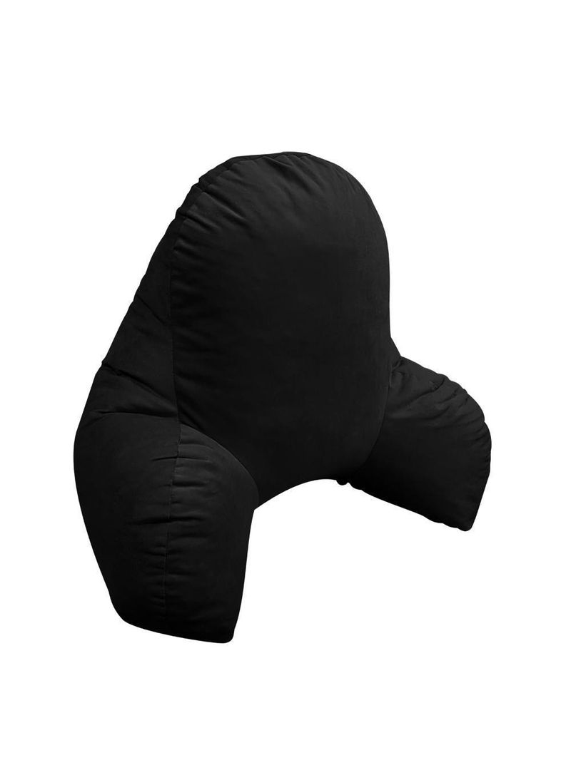 Encosto Dino Veludo Preto (50x60x75) - Ortobom