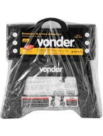 Banqueta Plástica Dobrável Preta Altura 220 Mm Vonder