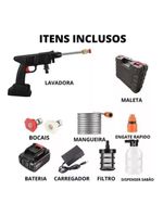 Lavadora De Alta Pressão Recarregável