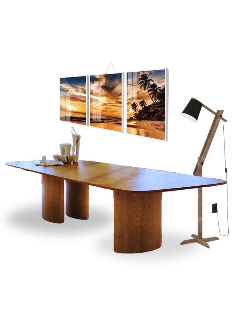 Trio Ipanema: Mesa De Jantar Retangular Em Freijó 180x100cm