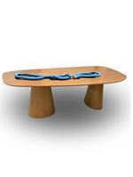 Mesa Organica Flower 198x122cm Em Freijo
