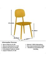 Conjunto Mesa De Jantar Redonda Eiffel 6 Cadeiras Itália