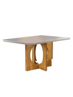 Conjunto Sala De Jantar 6 Lugares Mesa E 6 Cadeiras Azul Turquesa Escuro Mel/azul Turquesa Escuro