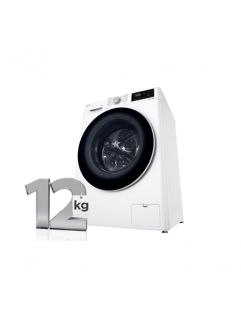 Lava e Seca Smart LG VC5 12kg Branca Com Inteligência Artificial AIDD CV3012WC5A 220V