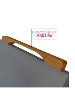 Mesa Redonda 1,0m e 4 Cadeiras Off-White Marrom Havana