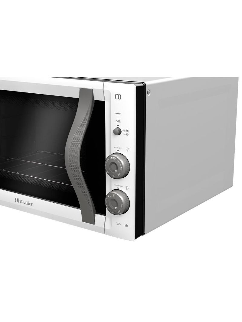 Forno Elétrico De Bancada Mueller 50L E Vidro Duplo 110V