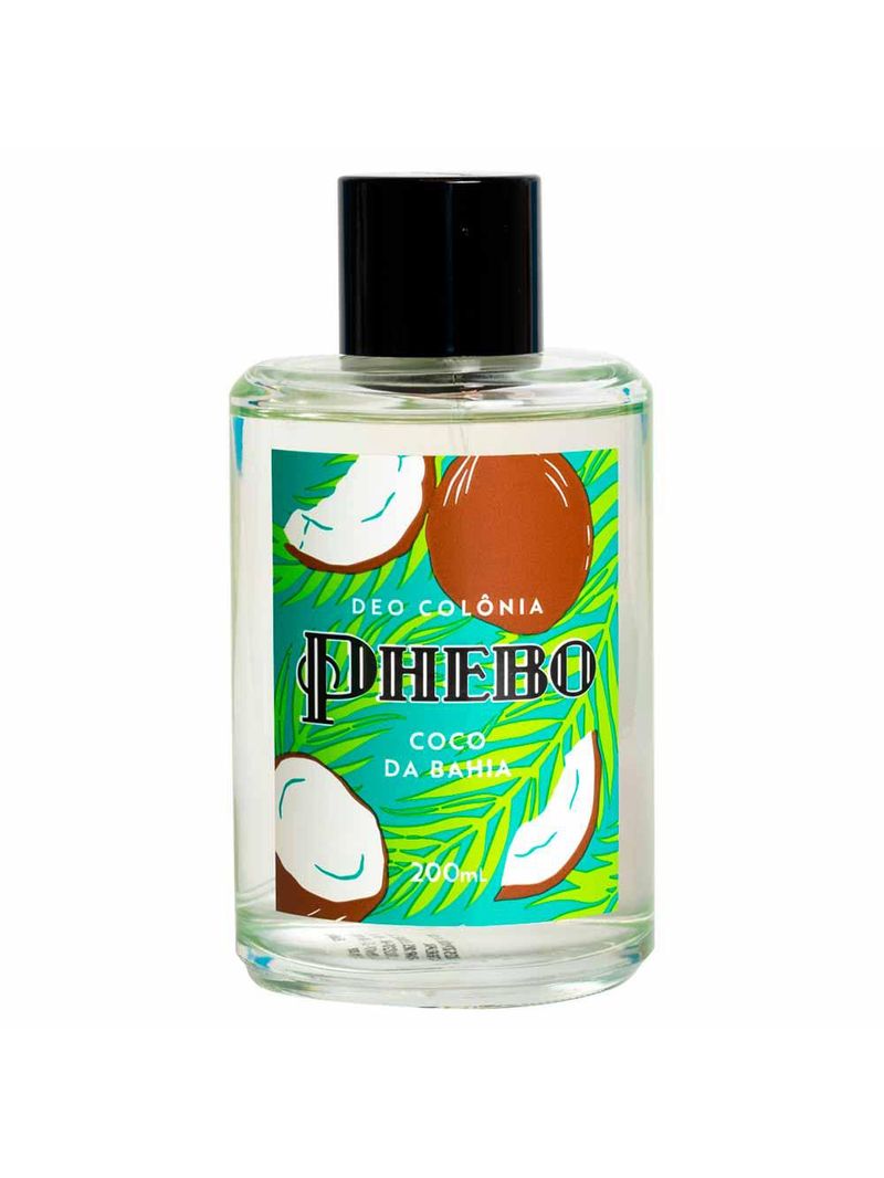 Perfume coco da bahia phebo unissex deo colônia