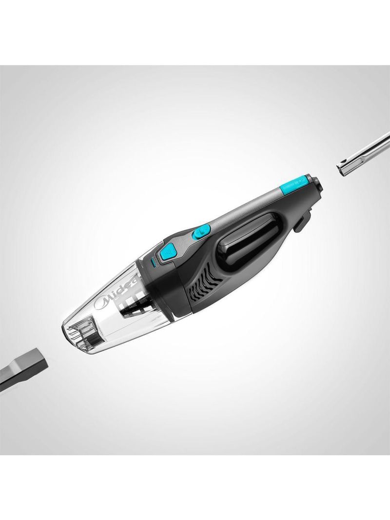 Aspirador De Pó Vertical 2 Em 1 Preto E Azul Midea VVA21P1 110V