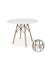 Conjunto Mesa De Jantar Redonda Eiffel  4 Cadeiras Itália