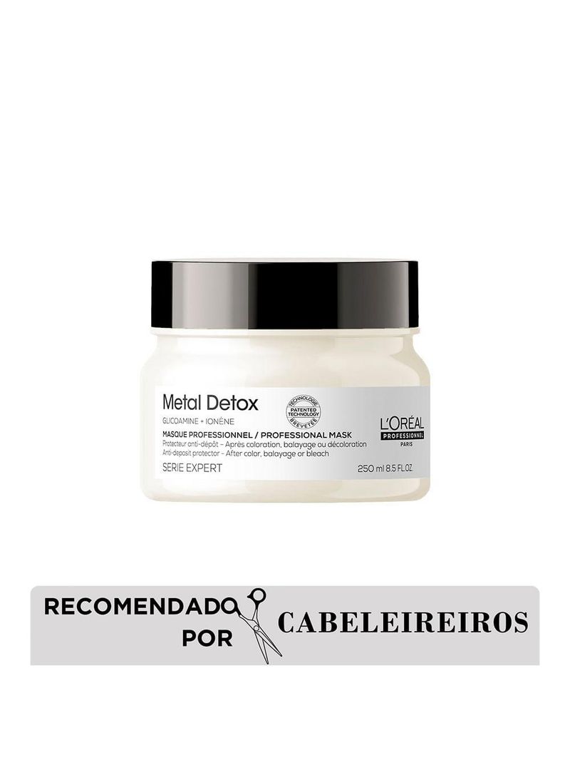 Máscara capilar l’oréal professionnel metal detox
