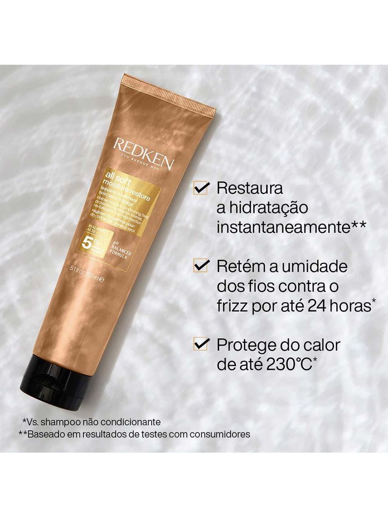 Redken all soft moisture restore leave in