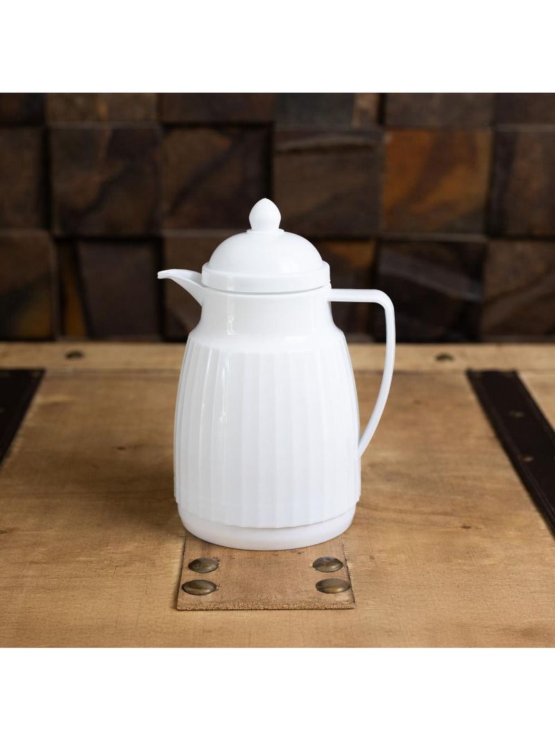 Garrafa Térmica de Plástico Essência Branca 300ml