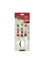 Conjunto carros, prato divisoria, caneca copo, talheres - nt