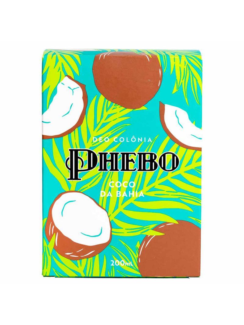 Perfume coco da bahia phebo unissex deo colônia
