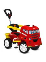 Caminhão de Bombeiros Bandeirante Pas E Pedal Vermelho e Amarelo