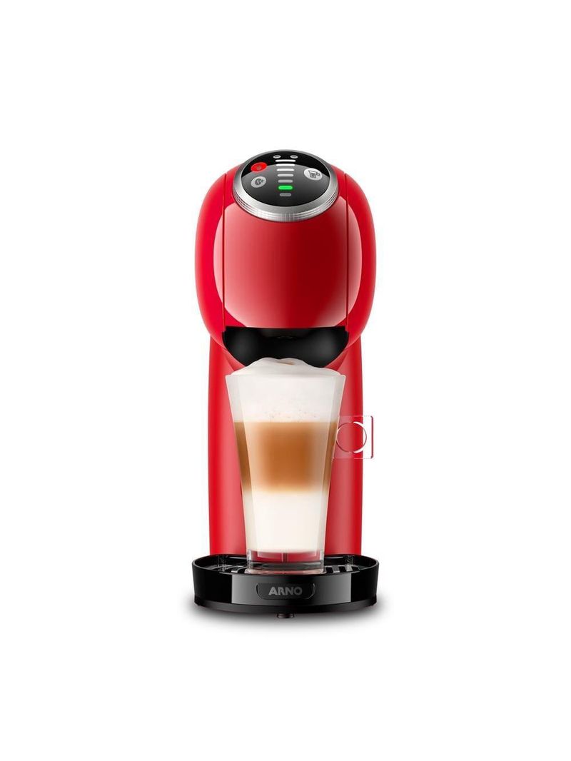 Cafeteira expresso arno dolce gusto genio s plus multibebidas - vermelha