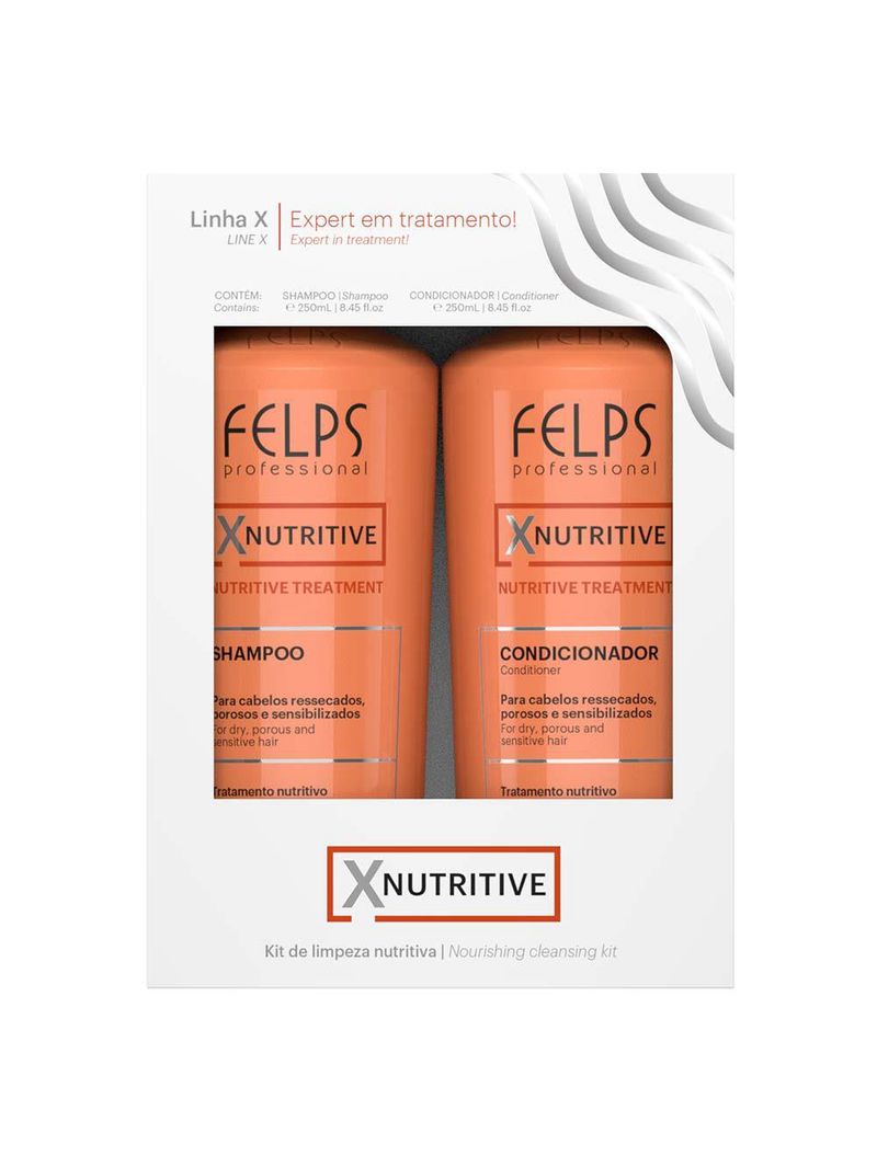 Felps x nutritive kit shampoo + condicionador