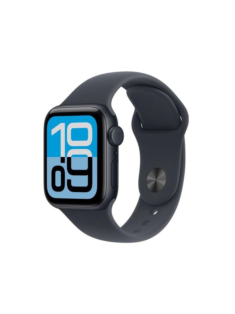 Apple watch se 3 gps+ cellular 44mm pulseira esportiva m/g meia-noite