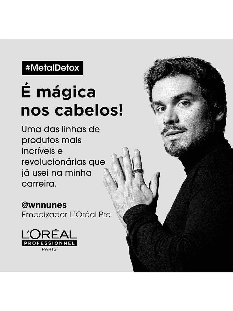 Máscara capilar l’oréal professionnel metal detox