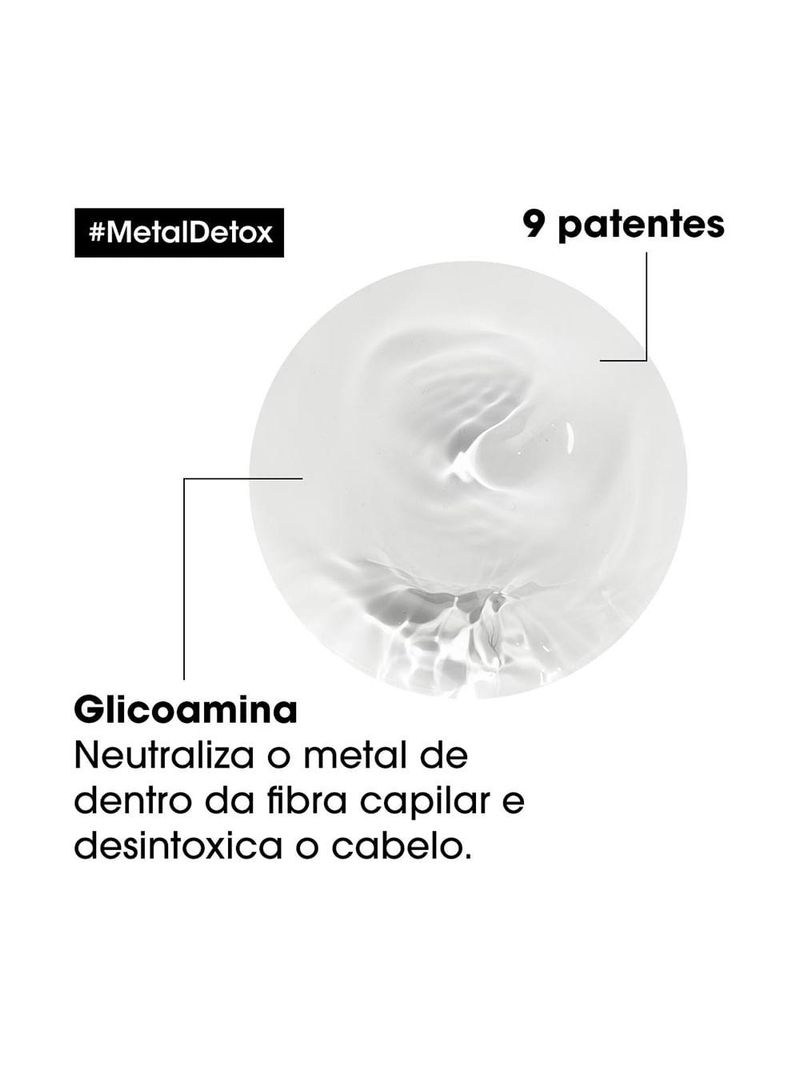 Máscara capilar l’oréal professionnel metal detox