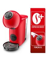 Cafeteira expresso arno dolce gusto genio s plus multibebidas - vermelha