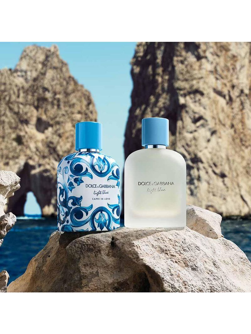 Perfume light blue capri in love male dolce&gabbana masculino eau de parfum