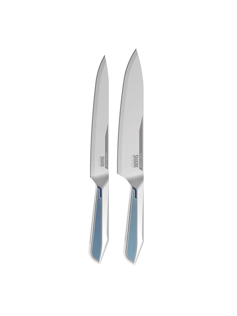 Conjunto de facas ichef polishop - professional pro - shark series