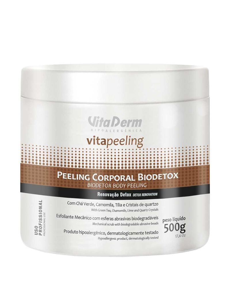 Peeling corporal biodetox vita derm – vita peeling profissional