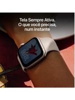 Apple watch se 3 gps+ cellular 44mm pulseira esportiva m/g meia-noite