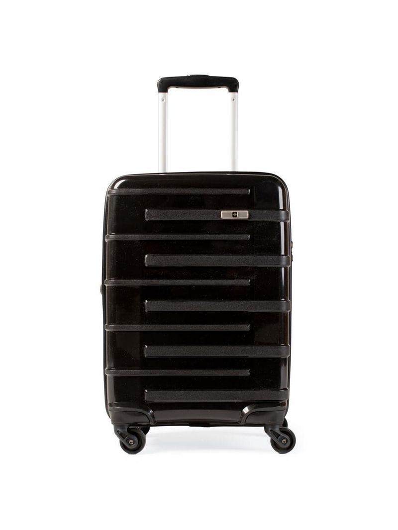 Mala de bordo polipropileno 4 rodas suissewin montreux preto